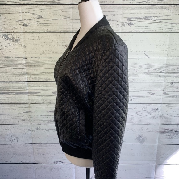 Material Girl Quilted Bomber Jacket - Picture 2 of 6